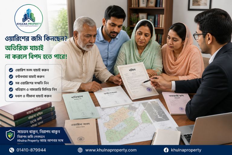 ওয়ারিশের জমি হলে অতিরিক্ত যাচাই
